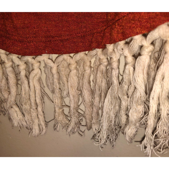 Entro Southwestern Sweater Top Women's LARGE Boho Fringe Lightweight Oversized - Picture 5 of 16